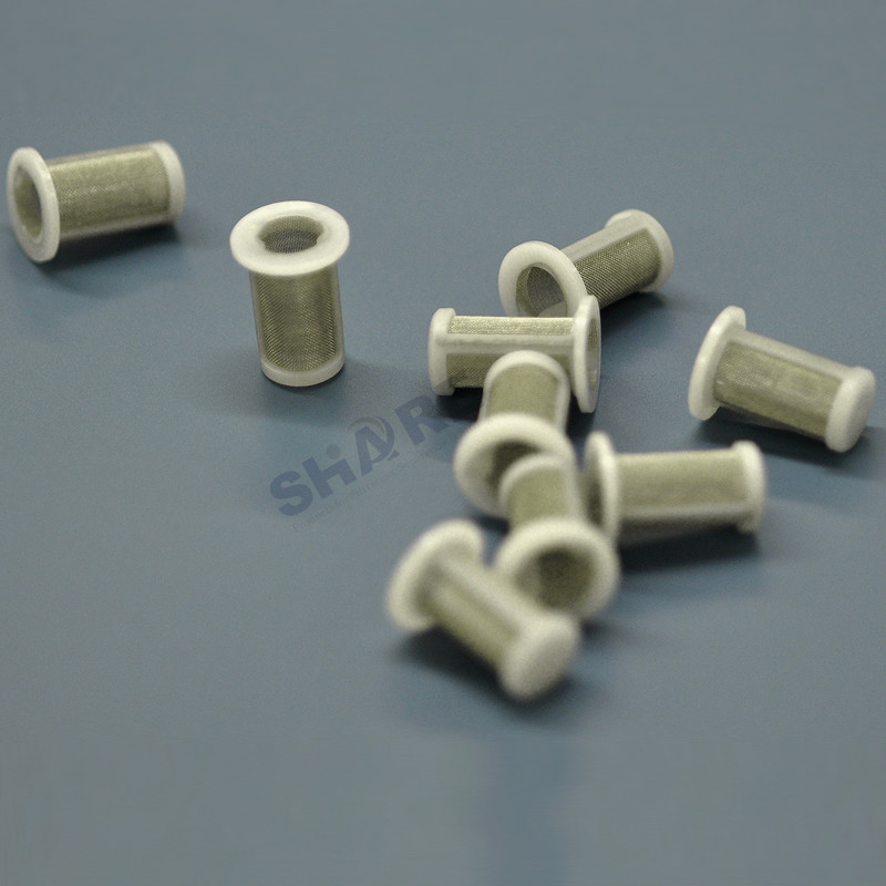 Delicate Fine Fabric Mesh Overmolding Plastic Micron Rated Filter Parts By Micromolding