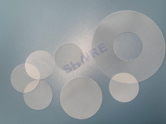 25, 47, 55, 90mm Nylon Mesh Screen Discs 5, 8, 10, 15, 20, 30, 100, 150, 160, 180, 200, 300, 600, 800, 900, 950 Um