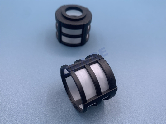 Universal And Custom Injector Filters, 8 To 100 Micron, Screen In PET, PA, PE, PPS, Stainless Steel, High Filter Surface