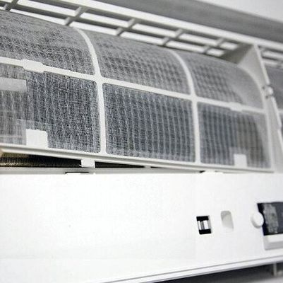 Air Conditioner Filter Mesh Shape Polypropylene Woven Dustproof Net White Black Replacement