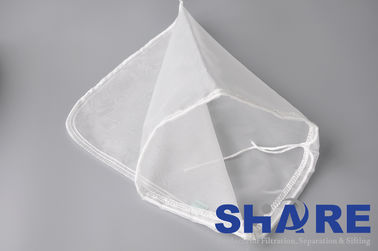 15um Micron Rated Filter Bags For Liquid Filtration , Nylon Mesh Bags