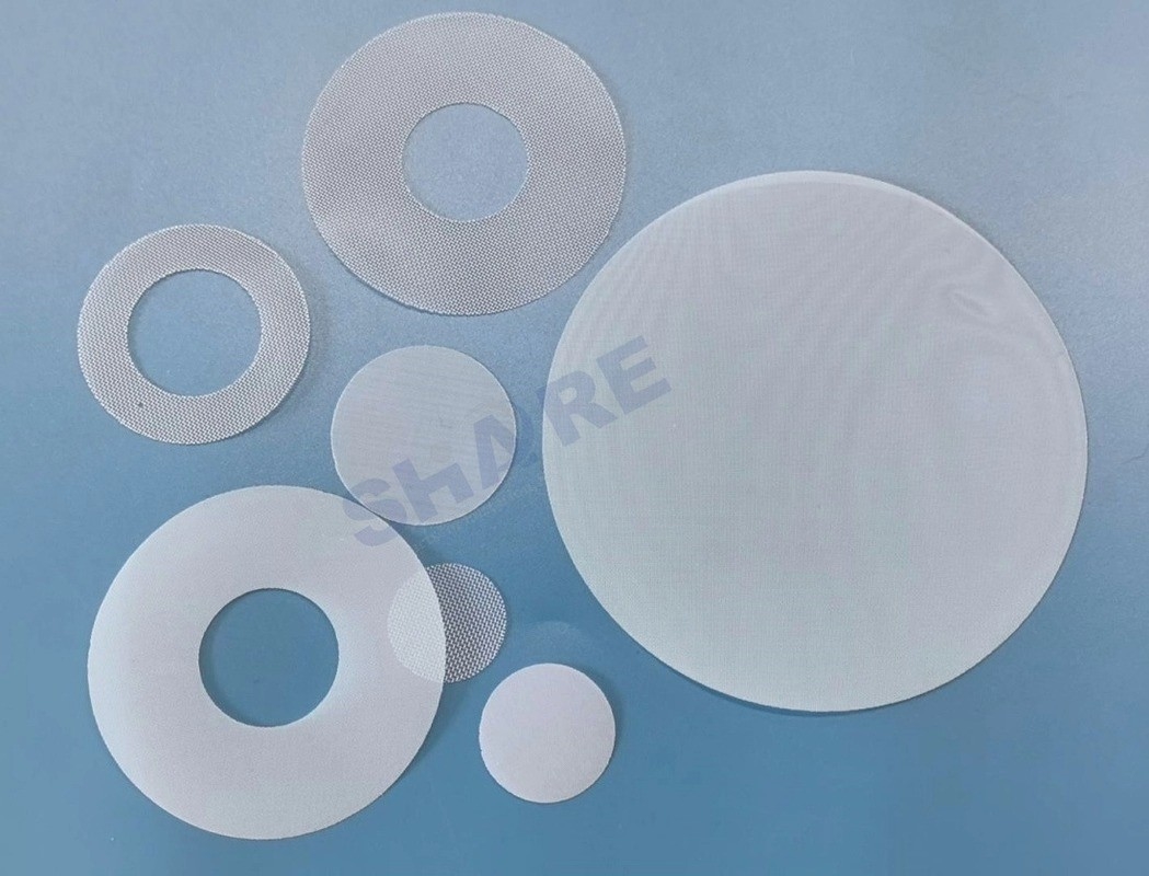 Converted Woven Monofilament Polyester Mesh Filter Components With Micron Rating From 10 To 2000 Microns