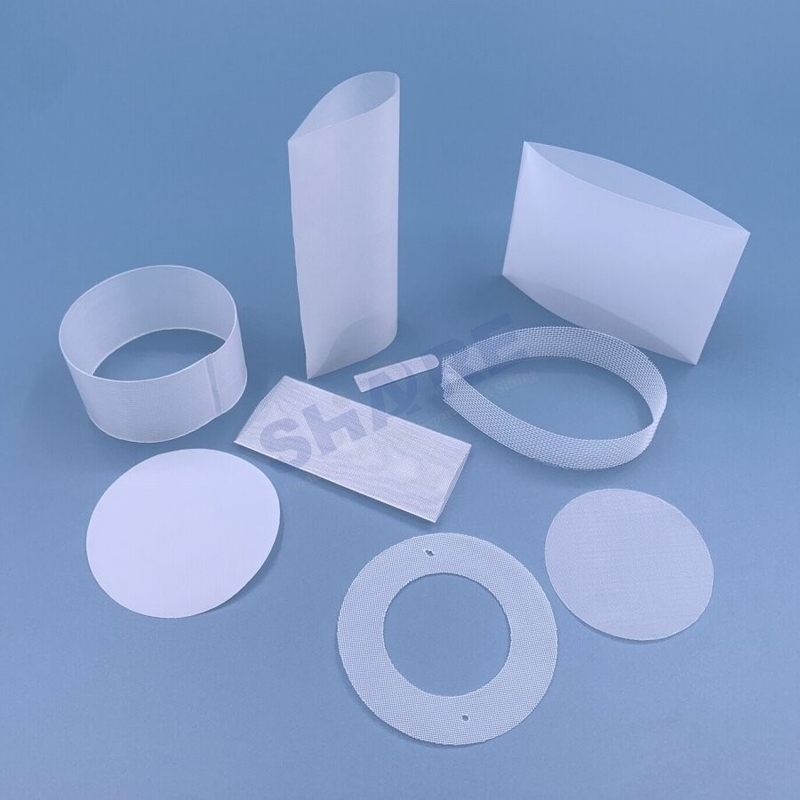 Nylon Mesh Polyester Filter Mesh In Customize Shape Disc Sheet Welded Tube Ribbon 3-4400 Micron