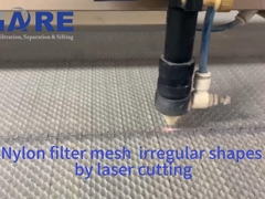 Griglia di filtro in nylon poliestere Forme irregolari tagliate al laser in dimensioni personalizzate