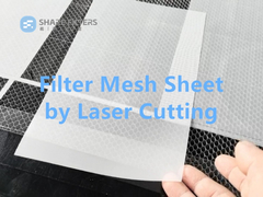 Piatto di maglia di filtro in poliestere di nylon di taglia su misura Taglio laser
