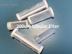 200 micron filtro tubolare del sangue dimensione OD13.4x32.4mm, OD16.9x40.4mm, 16.5x52.2mm
